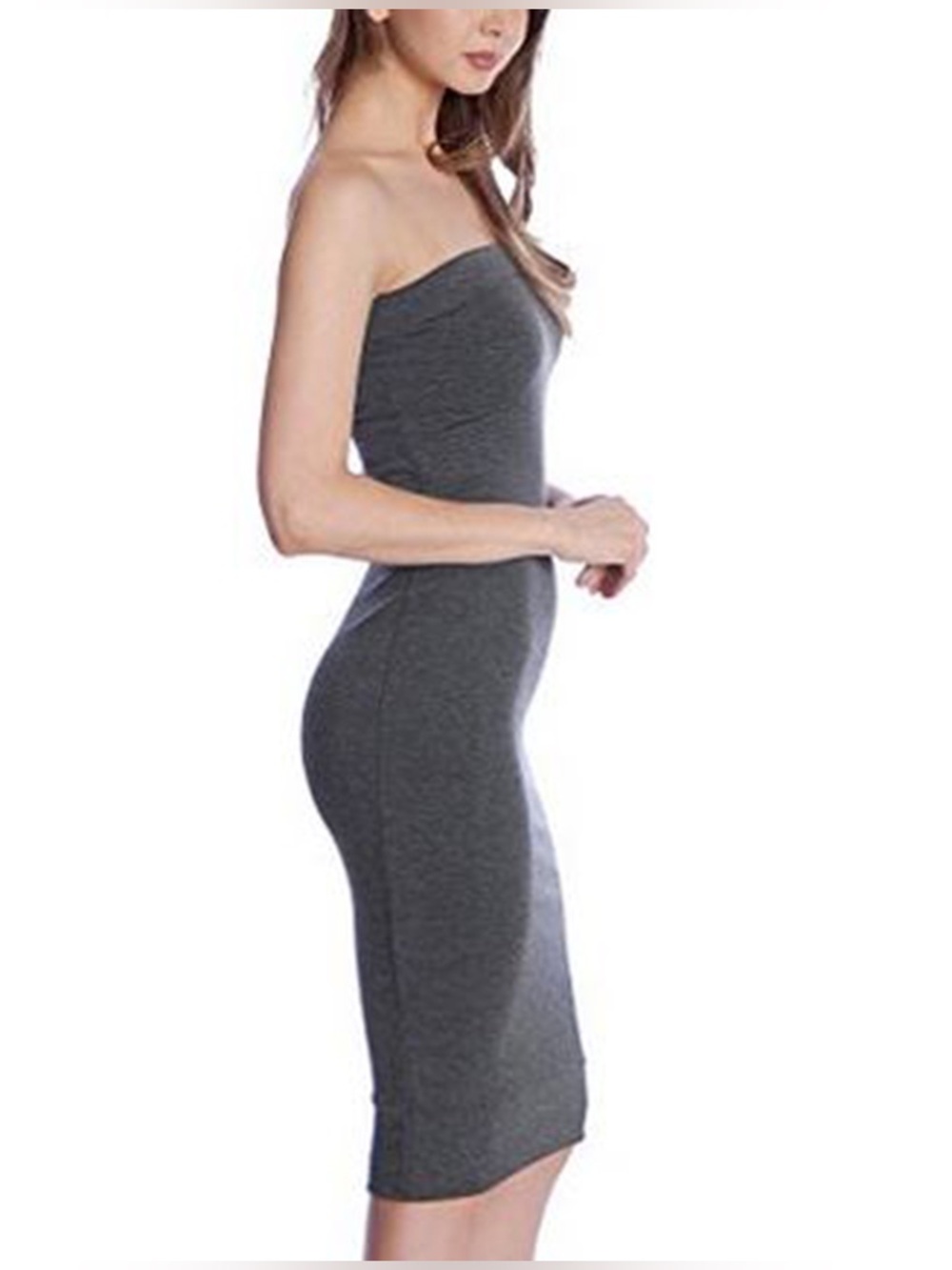 DNA Couture Strapless Bodycon Mini Tube Dress size L